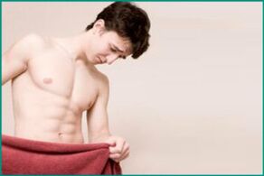 Pain in the perineum of a prostatitis