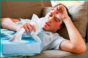The weakened immune system for prostatitis
