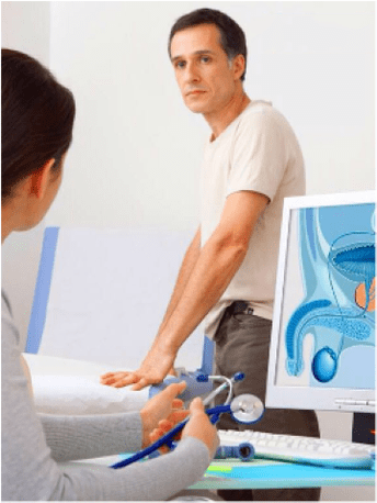 Determining the type of prostatitis in a person