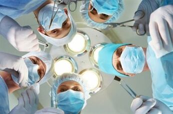 Surgery to remove the prostate gland for prostatitis